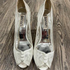 Badgley Mischka lace heels